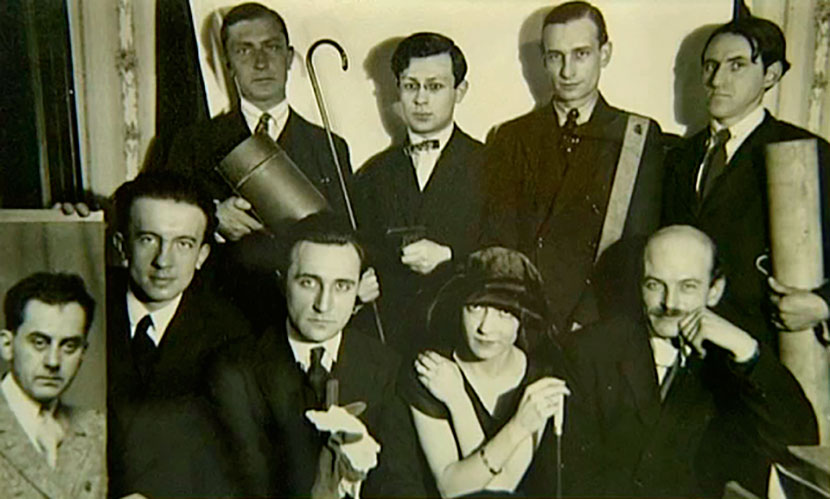 El grupo dada 1922. Cortesía MAMCS - Poesia Online