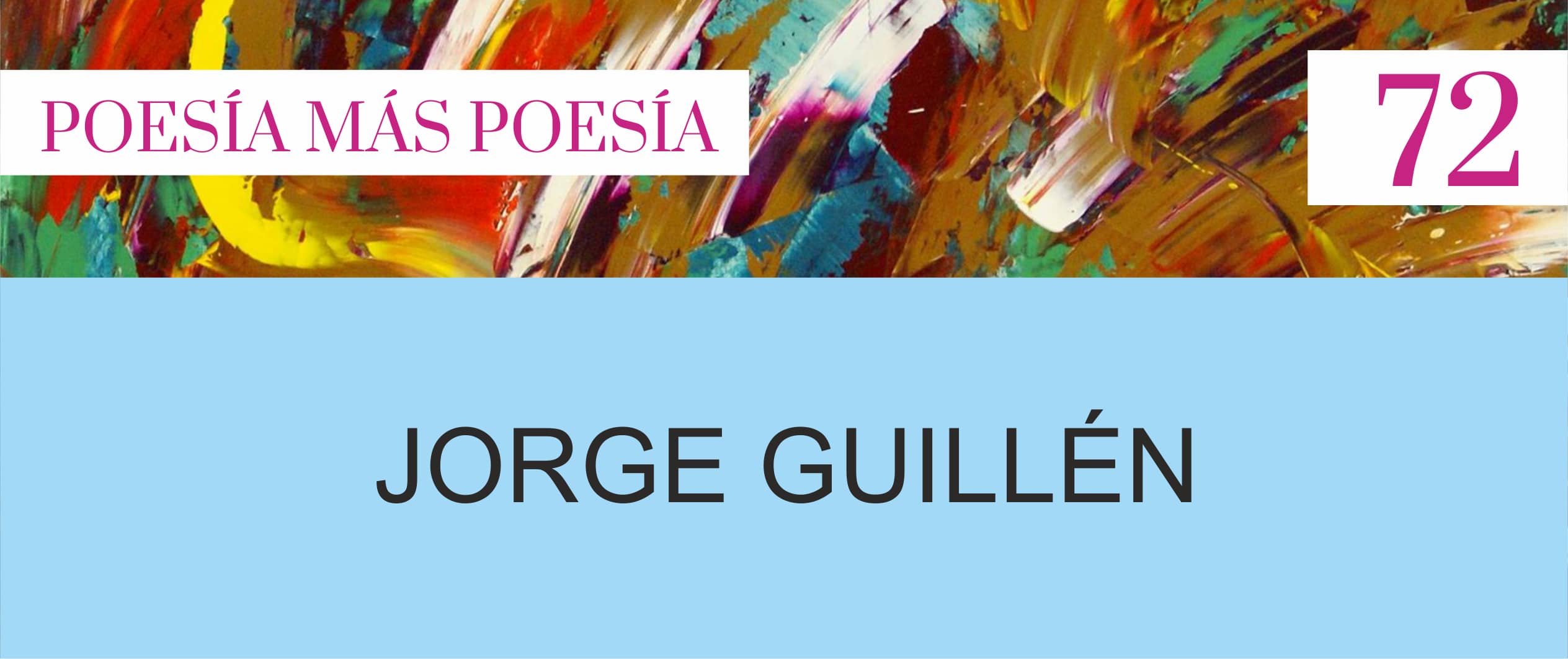 POESÍA ESPAÑOLA JORGE GUILLÉN REVISTA DE POESÍA - Poesia Online