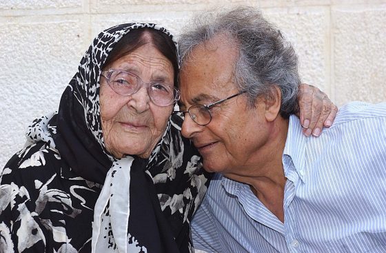 Adonis with his mother Hasnaa. - Poesia Online