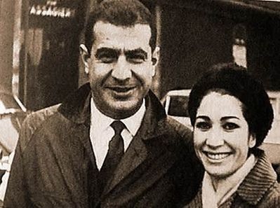 El cineasta Ebrahim Golestan y Forugh Farrojzad - Poesia Online