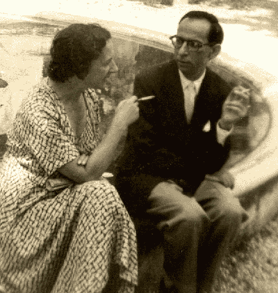 Virgilio Pinera con Maria Zambrano en Roma - Poesia Online