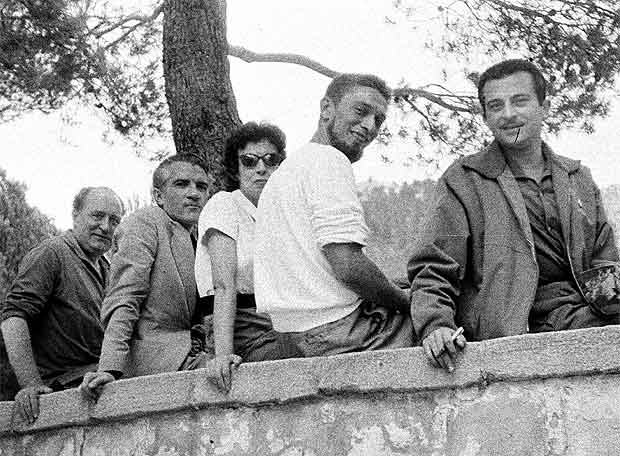 Gabriel Celaya Blas de Otero Asuncion Carandell Carlos Barral y Jose Agustin Goytisolo - Poesia Online
