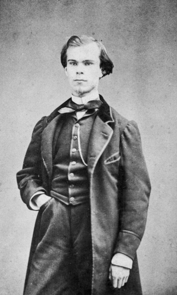 Verlaine as a young man. Private collection - Poesia Online