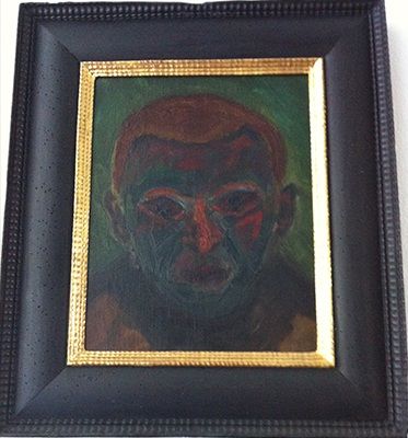 Retrato en oleo de Georg Trakl Foto de Maria Pera - Poesia Online